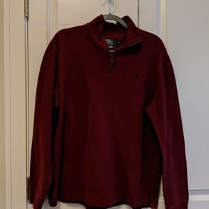 Polo Ralph Lauren 1/4 Zip Maroon Sweater